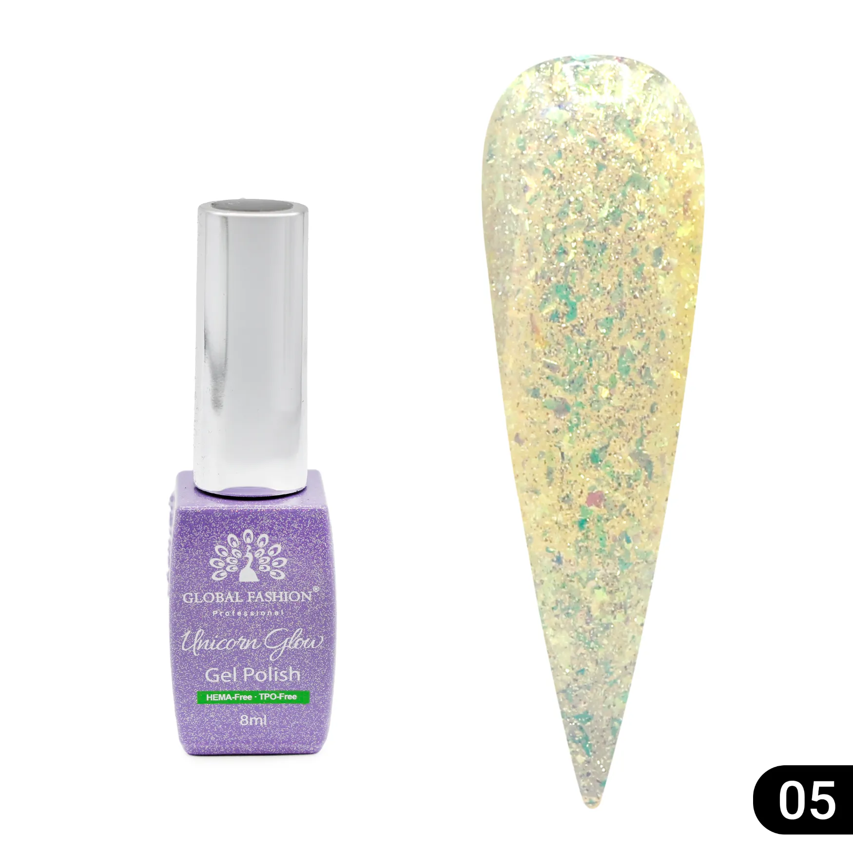 Гел лак Unicorn Glow 8 ml, 05
